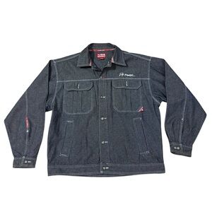 PJ Mark Denim Jean Jacket Men’s XL Retro Skater Hip Hop Grunge 90s VTG